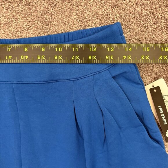 Nanette Lepore Women's Pull On Pants Size S Blue Wide Leg Soft Pockets NWT $58 - Picture 8 of 16